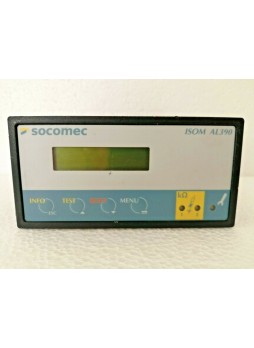 SOCOMEC Insulation Monitoring Device ISOM AL390 Art. No: 47339611
